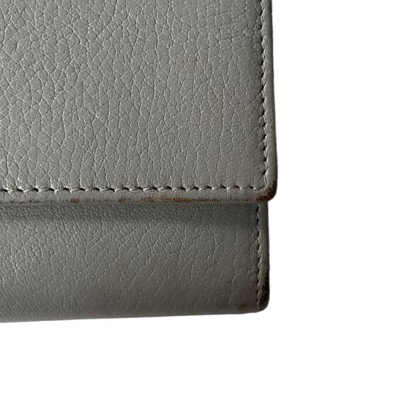 Givenchy Pandora Continental Wallet Pebbled Leather Gray - Picture 5 of 13